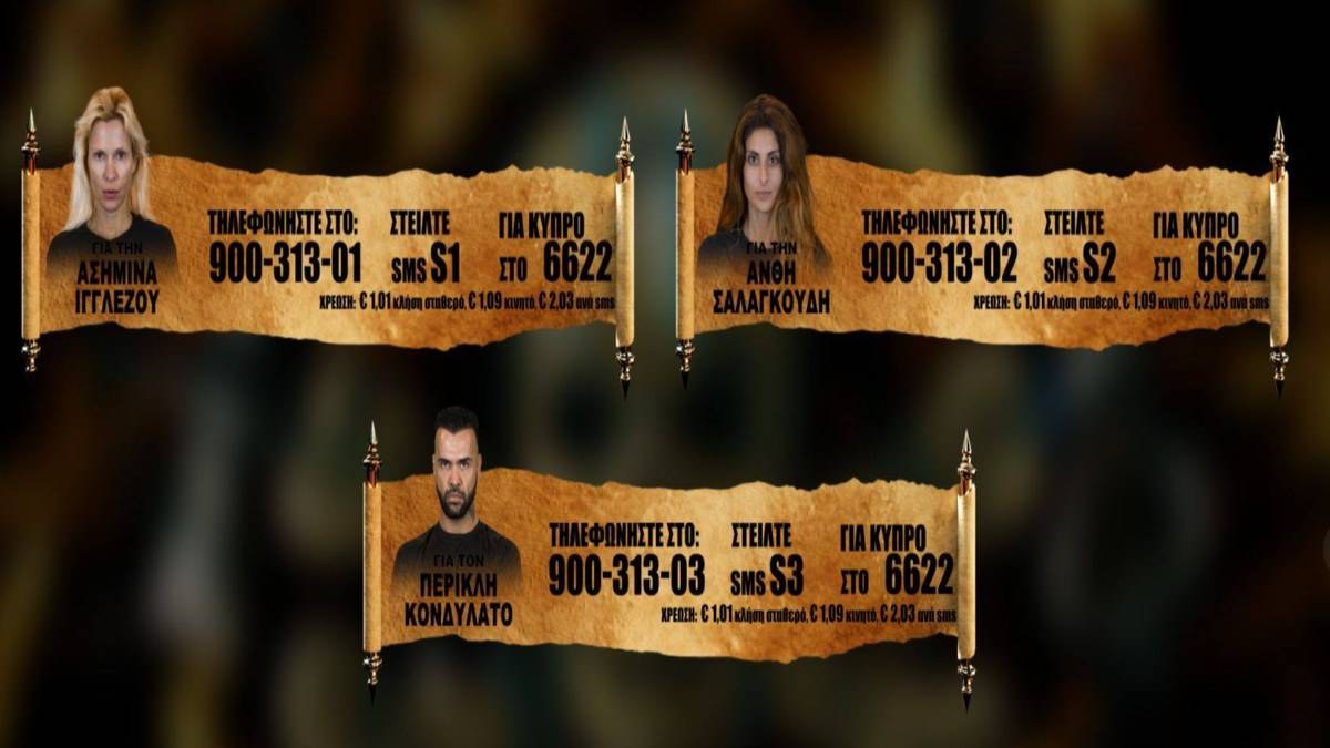 Survivor 4 ψηφοφορία: Ποιος παίκτης θέλετε να παραμείνει στο Survivor;