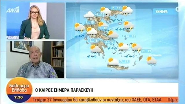 «Δε σταματούν οι βροχές και τα χιόνια μέχρι…» – Πρόγνωση του Τάσου Αρνιακού