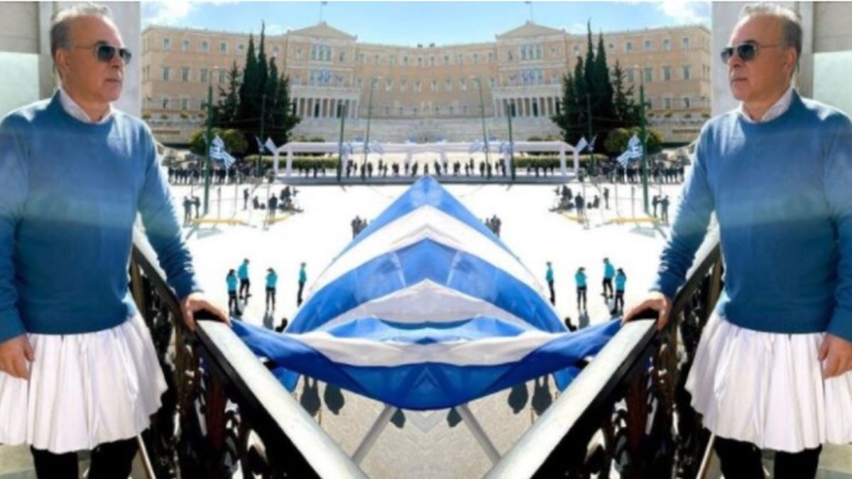 Φώτης Σεργουλόπουλος: Φόρεσε λεβέντικη φουστανέλα και εξήγησε την ιστορία της
