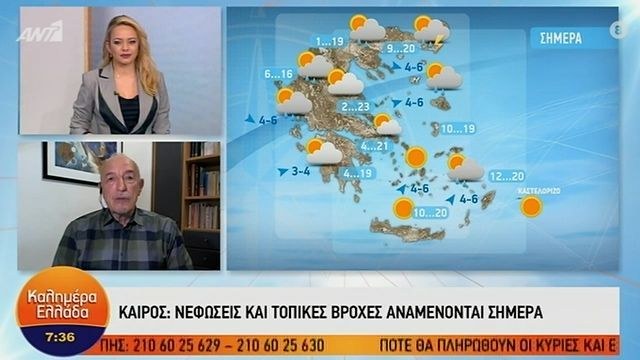«Χαλάει ο καιρός από την Παρασκευή»- Η πρόγνωση των επόμενων ημερών από τον Αρνιακό