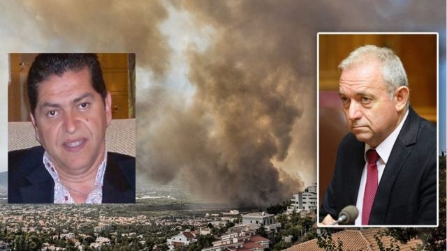 Λέκκας – Γκουρμπάτσης για φωτιά στα Βίλια: Σε κατάσταση ανάγκης η περιοχή για άλλες 2-3 μέρες – Στη θάλασσα θα σβήσει