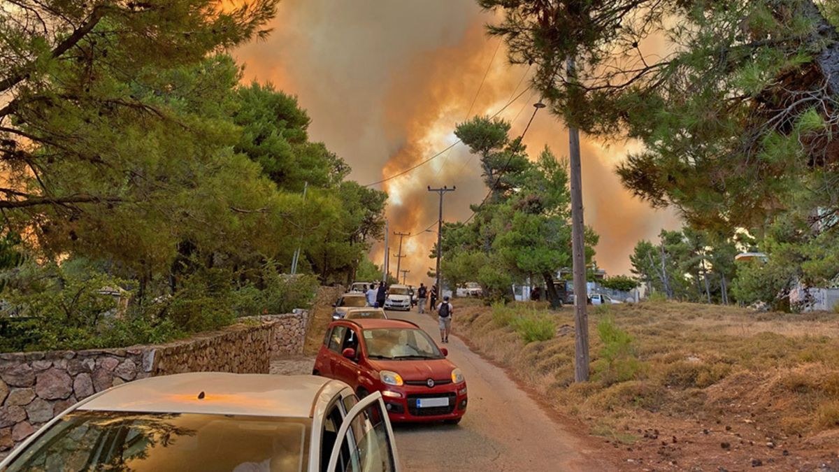 Φωτιά: Παραδόθηκε στις φλόγες το Κρυονέρι