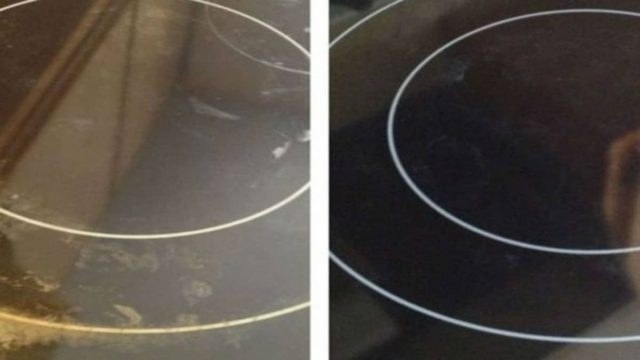 Θα εκπλαγείτε: Βάζει ένα μαγικό συστατικό στην κεραμική εστία της κουζίνας και την κάνει να φαίνεται σαν καινούργια