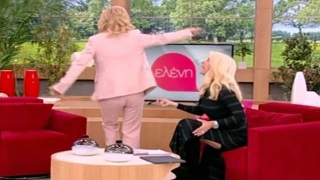 Όταν η Αγγελική Νικολούλη «τρελάθηκε» στον αέρα: Το επικό ζεϊμπέκικο μπροστά στην Ελένη Μενεγάκη