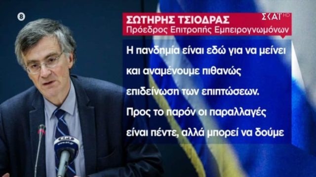 Συναγερμός Σωτήρη Τσιόδρα για τον κορωνοϊό: «Οι παραλλαγές είναι 5 αλλά θα δούμε περισσότερες» – Τι είπε για νέα μέτρα (Video)