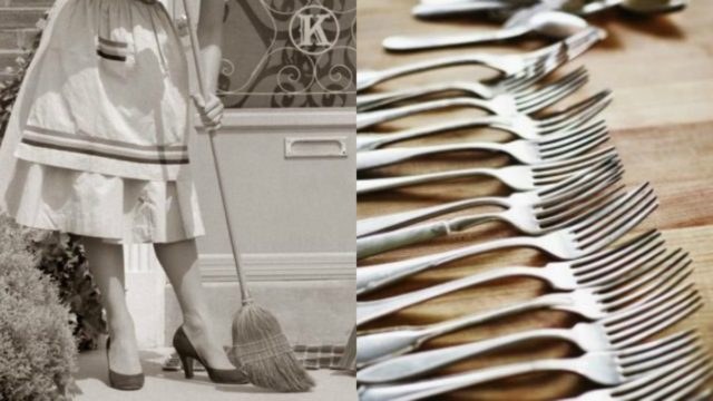 Το παραδοσιακό κόλπο της γιαγιάς για πεντακάθαρα κουταλοπίρουνα με φυσικό τρόπο