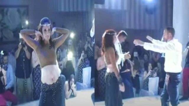 Απίστευτη έκπληξη νύφης στον γαμπρό: Τα «πέταξε» και του αφιέρωσε τσιφτετέλι «φωτιά» (video)