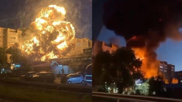 Συνταρακτικό βίντεο: Η στιγμή της συντριβής ρωσικού στρατιωτικού αεροσκάφους στον 9οροφο κτίριο (video)