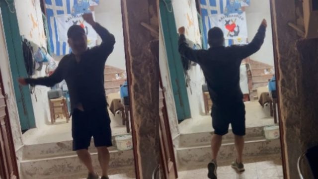 Σε τρελά κέφια ο Λάκης Λαζόπουλος: Το εναλλακτικό ζεϊμπέκικο του ηθοποιού που “έδωσε ρέστα”
