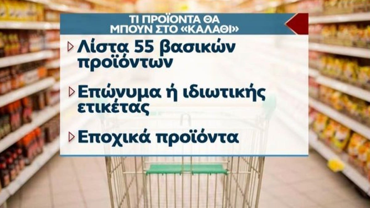 «Καλάθι της νοικοκυράς»: Οριστικό! Αυτή είναι η ημερομηνία που κάνει πρεμιέρα – Δείτε αναλυτικά τη λίστα των προϊόντων (Video)