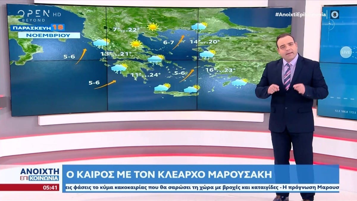Κραυγή αγωνίας του Κλέαρχου Μαρουσάκη: «Η κατάσταση γίνεται πολύ βαριά από…»