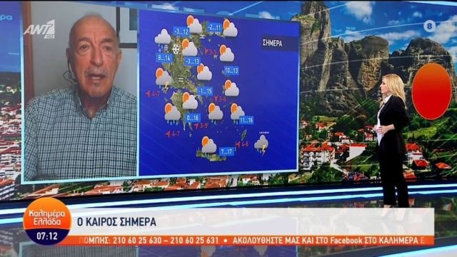 «Καταπέλτης» για τον καιρό ο Τάσος Αρνιακός: «Από τις 21-22 Ιανουαρίου ένας αεροχείμαρρος θα φέρει…»