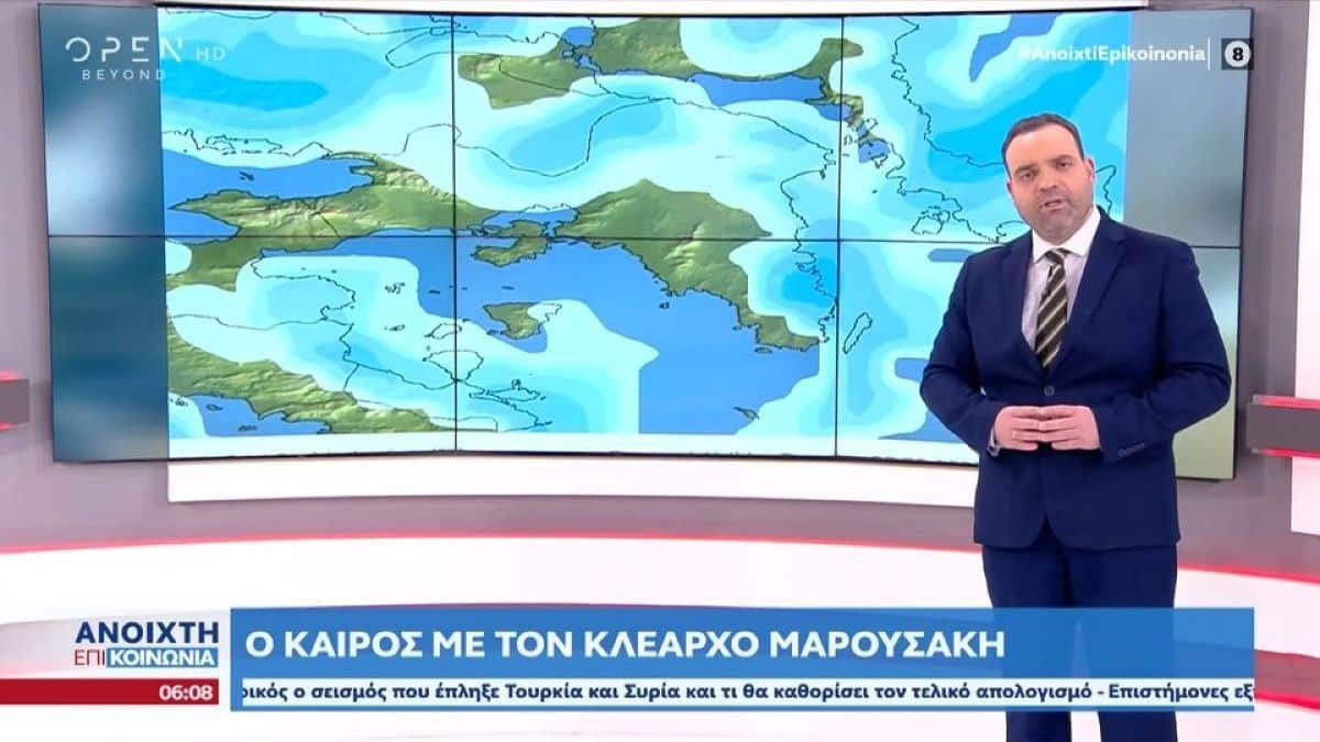 Προειδοποίηση Κλέαρχου Μαρουσάκη: Επιφυλακή μέχρι το απόγευμα της Τετάρτης! Πώς θα κινηθει η κακοκαιρία «Μπάρμπαρα» και που θα χιονίσει τις επόμενες ώρες (Video)