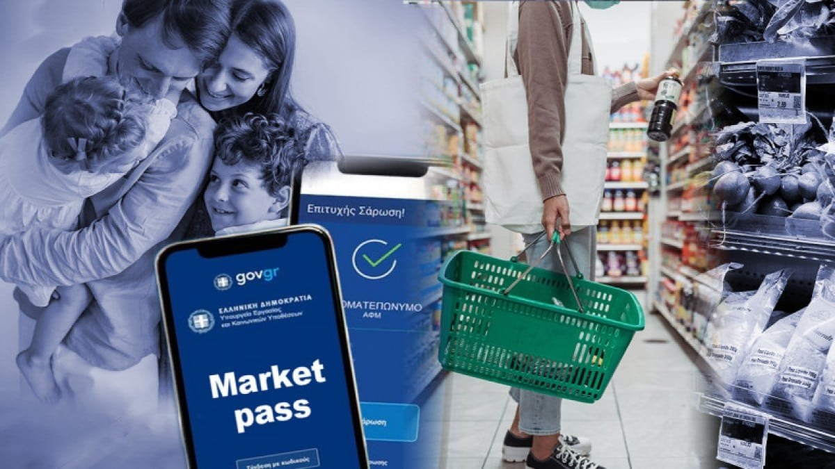 Market Pass: Άνοιξε η πλατφόρμα! Βήμα βήμα η διαδικασία αιτήσεων – Αναλυτικά τα ποσά και οι ημερομηνίες – Πότε και ποιοι θα πληρωθούν πρώτοι (Video)