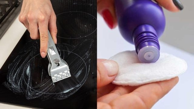Παρελθόν το λιωμένο πλαστικό από την κεραμική εστία – Το κόλπο με το ασετόν που θα σώσει την κουζίνα σας