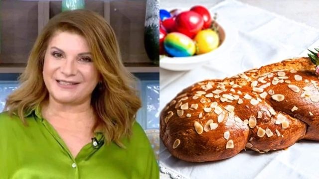 Πασχαλινό τσουρέκι: Αυτό είναι το μυστικό της Αργυρώς Μπαρμπαρίγου για αφράτο και νόστιμο αποτέλεσμα