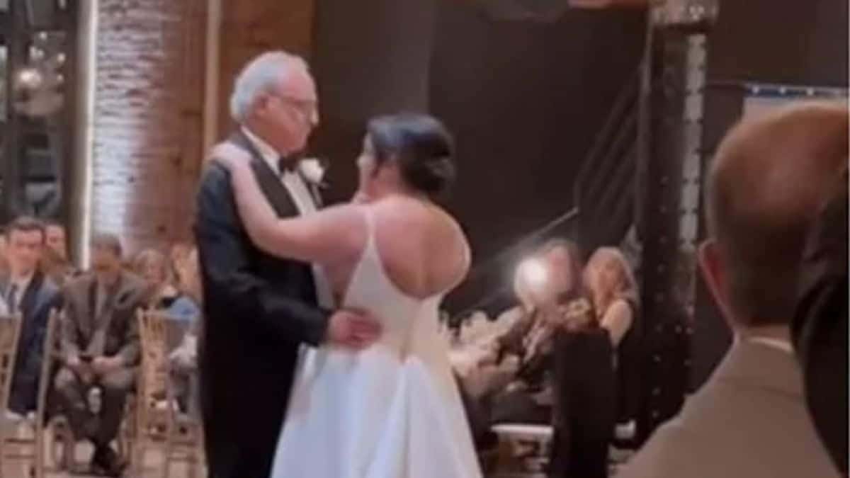 «Πάγωσε» η νύφη στη δεξίωση του γάμου της – Όλοι νόμιζαν πως ο πατέρας της σοκαρίστηκε, αλλά μετά…
