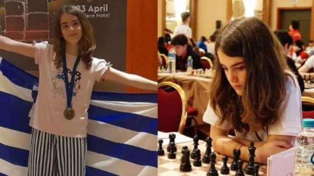 Δυστυχώς μόνο ο ΑΝΤ1 το έδειξε: Παγκόσμια πρωταθλήτρια στο σκάκι η 11χρονη Ευαγγελία Σίσκου