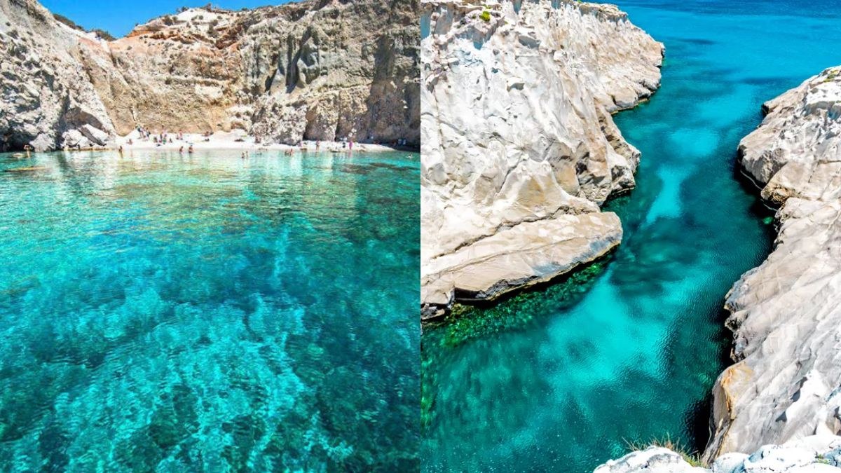 Απόκοσμη ομορφιά: Η απόκρημνη ελληνική παραλία με τα σμαραγδένια νερά που πρέπει να επισκεφτείς έστω μια φορά στην ζωή σου