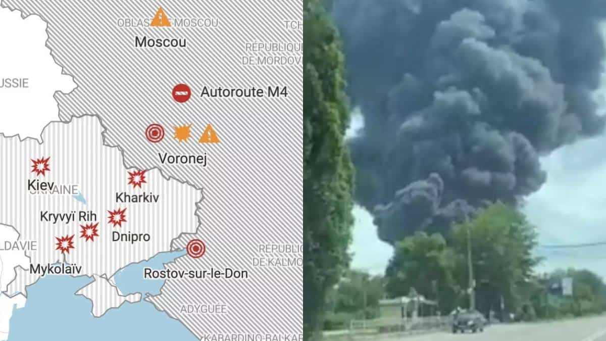 Ο χάρτης των εξελίξεων στη Ρωσία: Πού βρίσκονται οι δυνάμεις της Βάγκνερ – «Μπλόκο» Πούτιν στην είσοδο της Μόσχας και φωτιά σε δεξαμενή πετρελαίου (video)