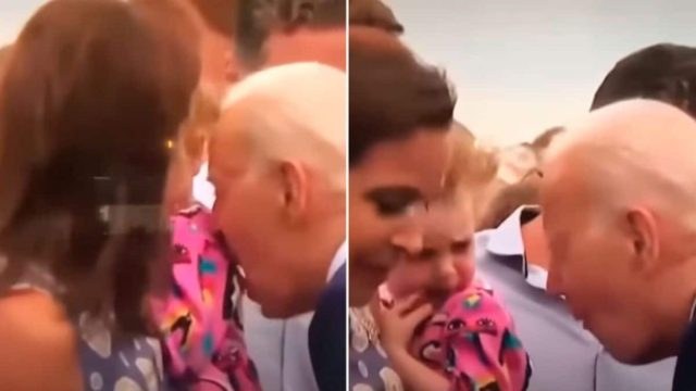 Νέος σάλος με τον Τζο Μπάιντεν:  Viral το βίντεο που φιλάει και… μυρίζει μικρό κοριτσάκι