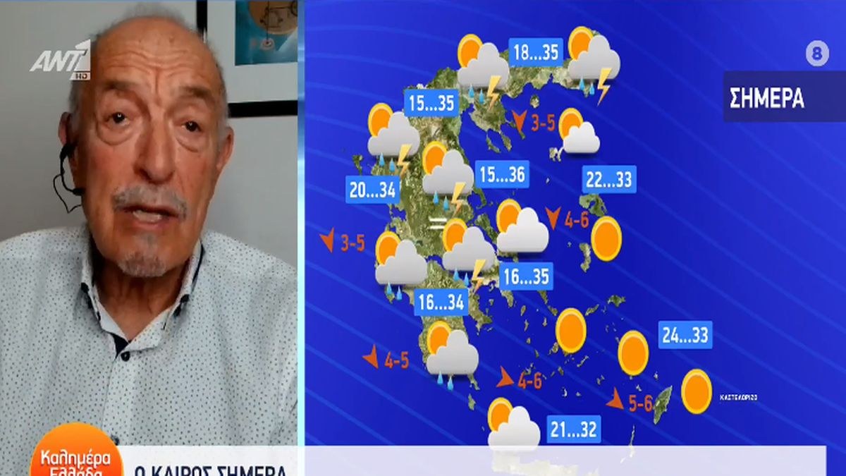 «Alert» από τον Τάσο Αρνιακό – «Από την Παρασκευή που πιάνει ισχυρό μελτέμι…»