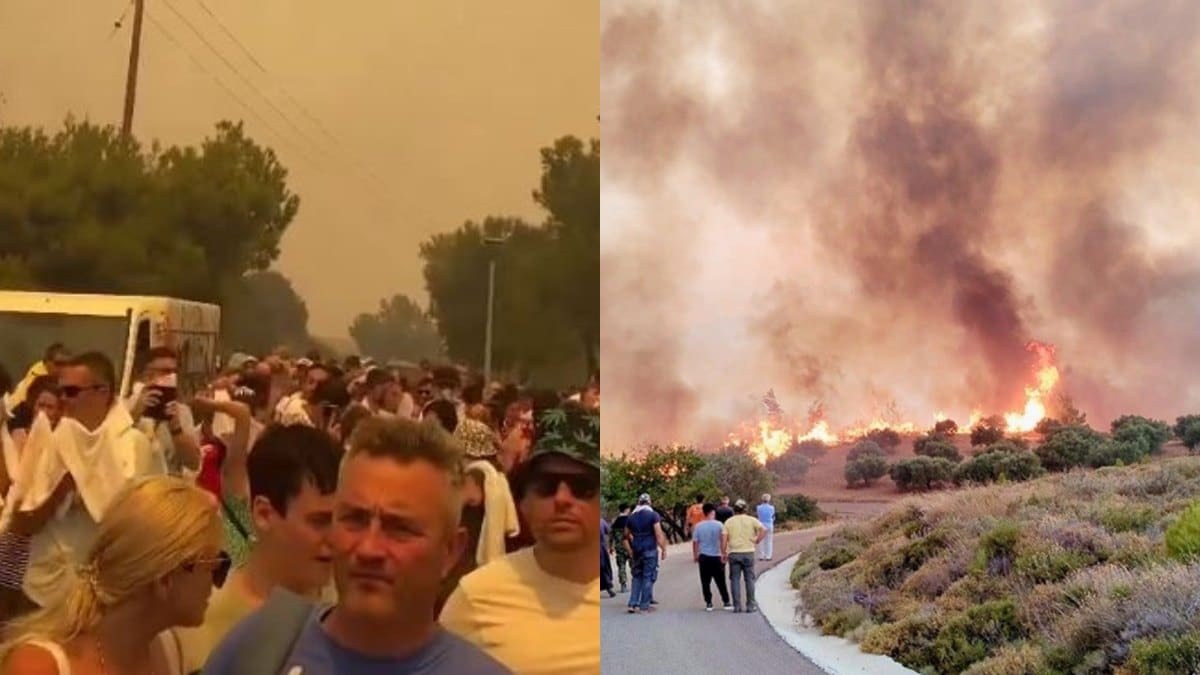Εκτός ελέγχου η φωτιά στη Ρόδο: Καίγονται πεντάστερα ξενοδοχεία στο Κιοτάρι – Εκκενώσεις δια θαλάσσης (Video)