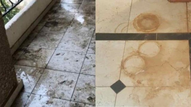 Σκουριά, σημάδια και στάμπες «γιοκ»: Το κόλπο των ειδικών για πεντακάθαρο μπαλκόνι χωρίς λεκέδες