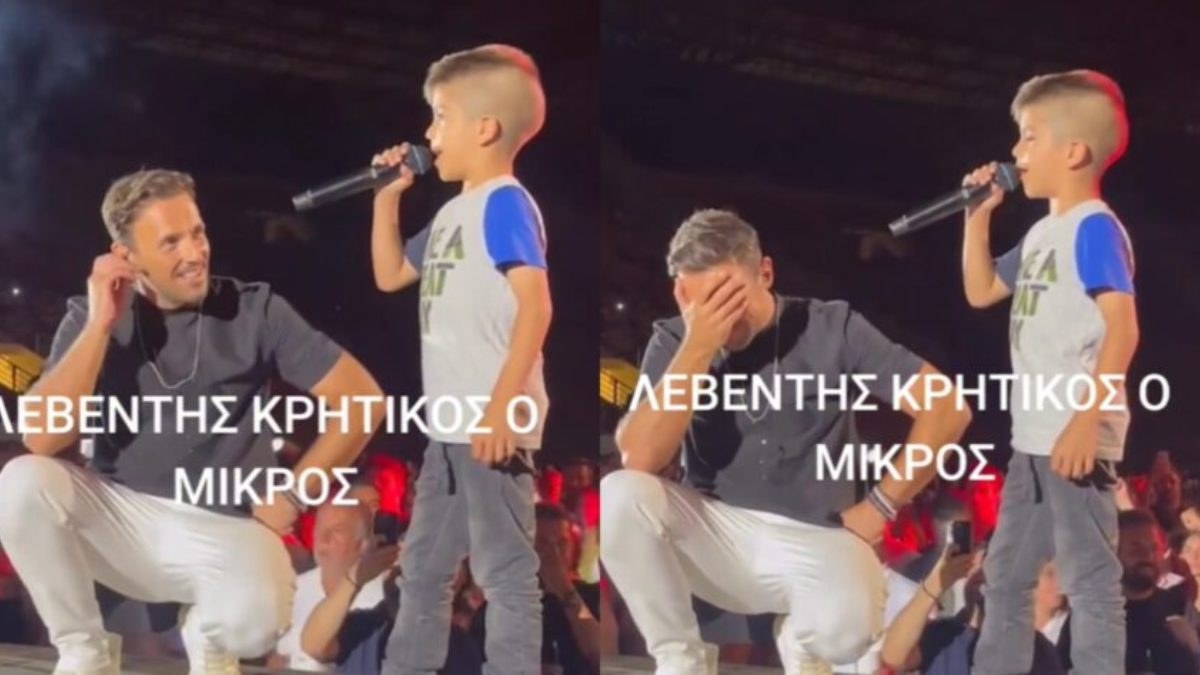 Έπιασε το λάδι: Ο Νίκος Βέρτης ανέβασε το βαφτιστήρι του στην σκηνή και αποθεώθηκε από το κοινό (Video)