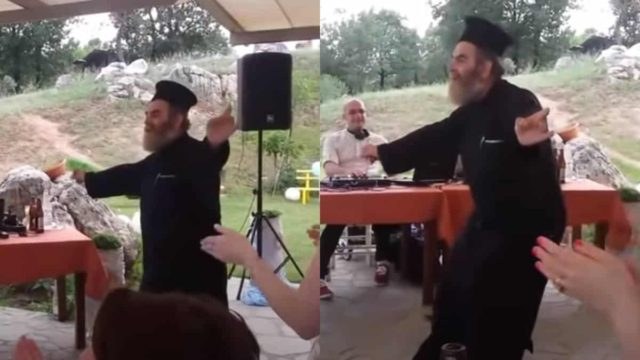 Μερακλής ιερέας ρίχνει κορυφαίο ζεϊμπέκικο με το «εδώ παπάς εκεί παπάς»! (Video)