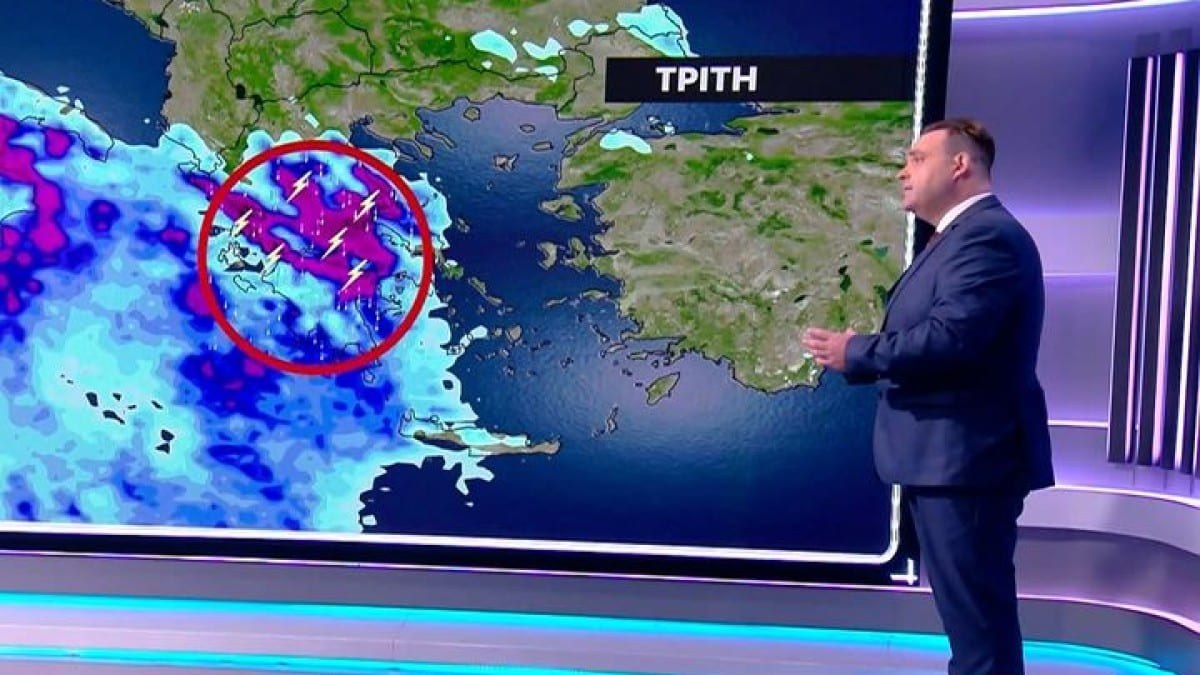«Παιχνίδι» ακραίων φαινομένων από τον Κλέαρχο Μαρουσάκη: «Η στιγμή που μπαίνει στο “κόλπο” και η Αττική…»