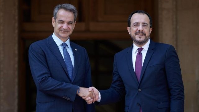 Κυριάκος Μητσοτάκης από την Κύπρο: «Κρίσιμοι οι επόμενοι μήνες για τα ελληνοτουρκικά» (photos)