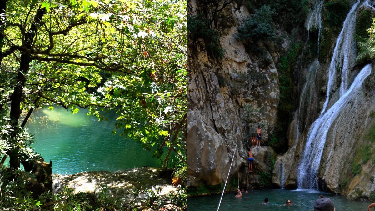 Πολυλίμνιο: Η γαλάζια λίμνη της Ελλάδας με τους μαγευτικούς καταρράκτες βρίσκεται στη Μεσσηνία