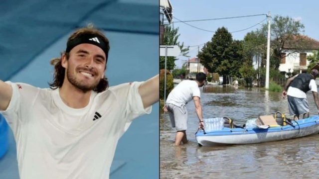 Μπράβο σου παλικάρι μου: O Στέφανος Τσιτσιπάς κάνει δωρεά 100.000 ευρώ στους πλημμυροπαθείς