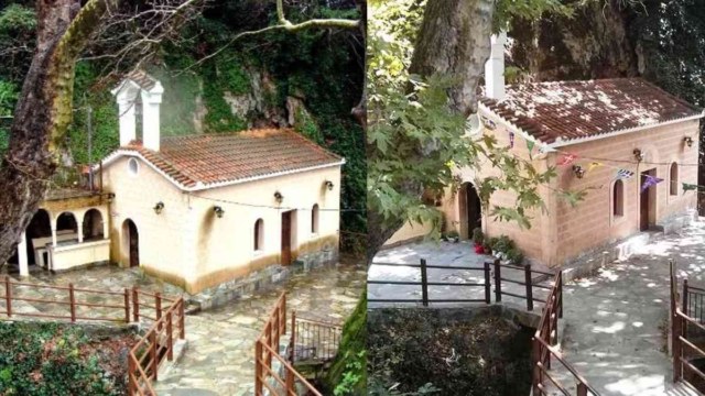 Αγία Κυριακή: Το άγνωστο εκκλησάκι στην Εύβοια που χτίστηκε πάνω σε σπηλιά