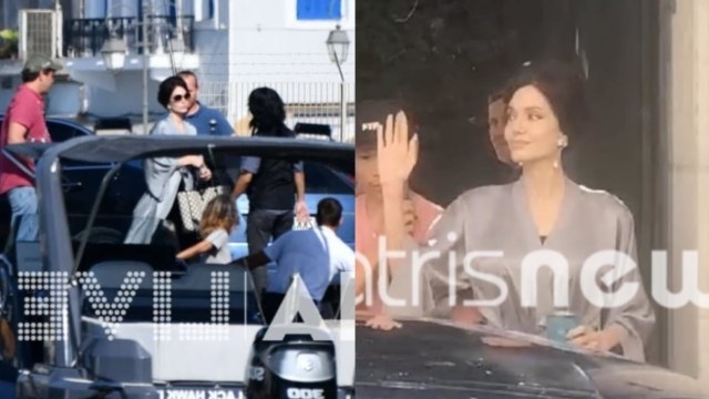 Χολιγουντιανός αέρας στον Πύργο: Έφτασε η Αντζελίνα Τζολί για τα γυρίσματα της ταινίας «Maria» – Αποθεώθηκε από τους ντόπιους(videos-photos)