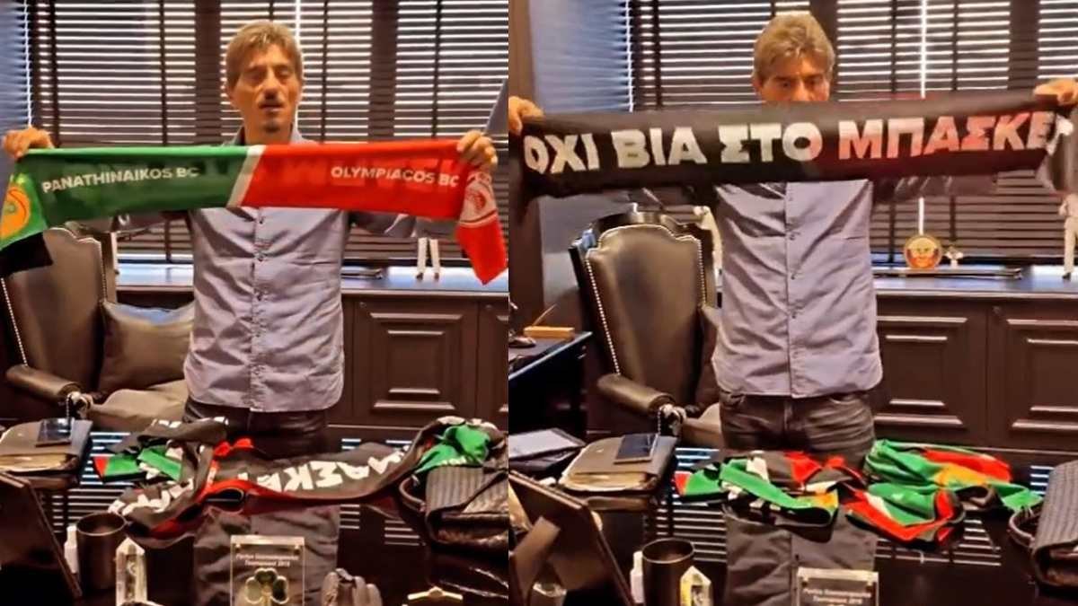 O DPG ετοιμαζόταν να πάει στο ΣΕΦ με κοινό κασκόλ Παναθηναϊκού – Ολυμπιακού και το μήνυμα «όχι βία στο μπάσκετ»