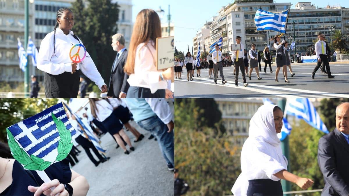 Αθήνα: Καρέ-καρέ η μαθητική παρέλαση στο κέντρο της πρωτεύουσας για την Επέτειο της 28ης Οκτωβρίου – Χιλιάδες πολίτες στους δρόμους και μαθητές που ξεχώρισαν με τα δυνατά τους μηνύματα! (video)