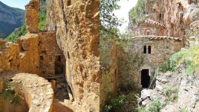 Παλαιά Μονή Φιλοσόφου: Το ιστορικό μοναστήρι της Αρκαδίας που προκαλεί δέος