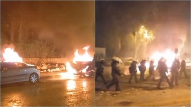 Άγρια επεισόδια στην Πανεπιστημιούπολη: «Βροχή» μολότοφ από κουκουλοφόρους στα ΜΑΤ – Τραυματίστηκε ένας αστυνομικός (videos)