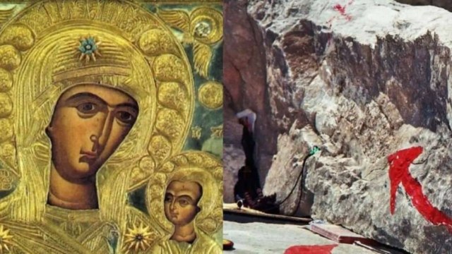 Λίγοι το ξέρουν: Τα πατήματα της Παναγιάς Προυσιώτισσας – Η θαυματουργή εικόνα και η ιστορία της