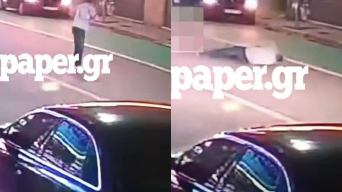 Νέο βίντεο από την τραγωδία στον Βόλο: Η σοκαριστική στιγμή που η μηχανή «διαπερνά» τον παππού με το βρέφος στην αγκαλιά του
