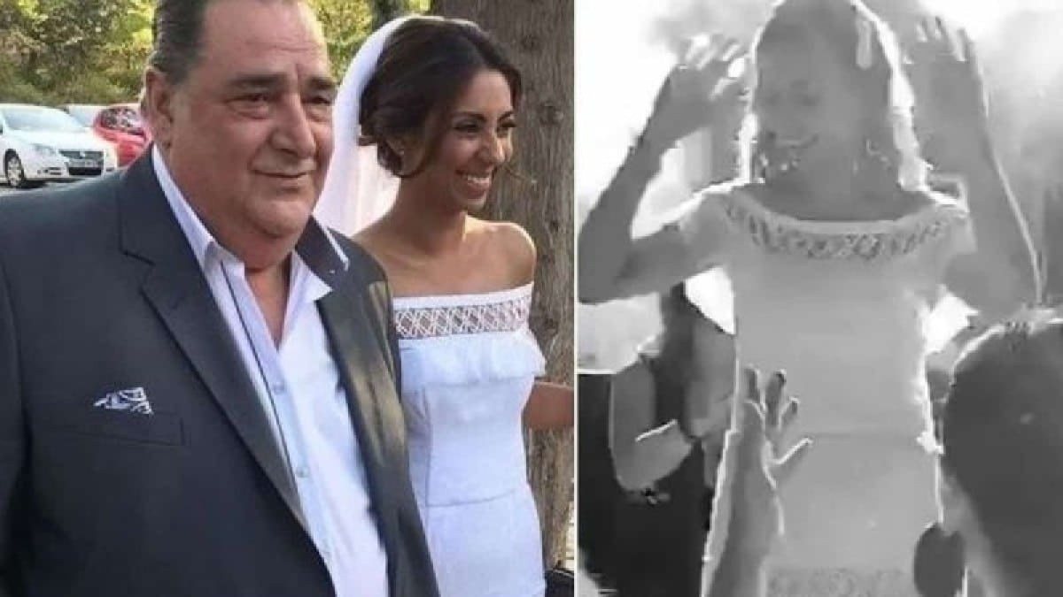Την καμάρωνε νυφούλα γεμάτος υπερηφάνεια: Το τρομερό τσιφτετέλι της κόρης του Βασίλη Καρρά στον γάμο της! (video)