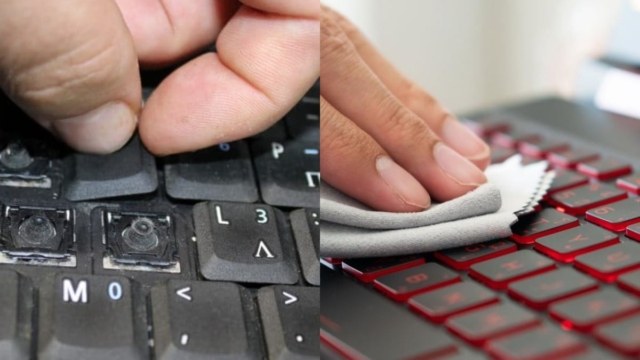 Πληκτρολόγιο υπολογιστή: 3 απλούστατα κόλπα για να το κααθρίσετε από σκόνη και «κρυφούς» λεκέδες στο πι και φι