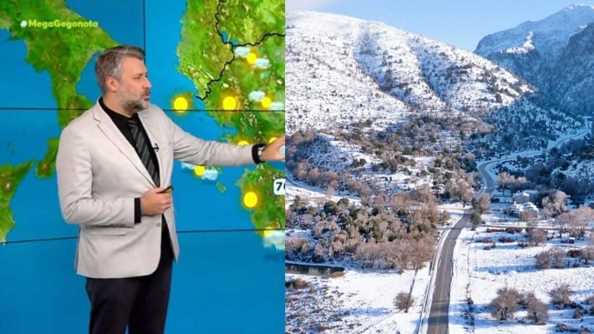«Καταιγισμός» από τον Γιάννη Καλλιάνο: «Παγάκι» η χώρα για 3 ημέρες – Πότε έρχονται τα χιόνια στην Αττική; (video)