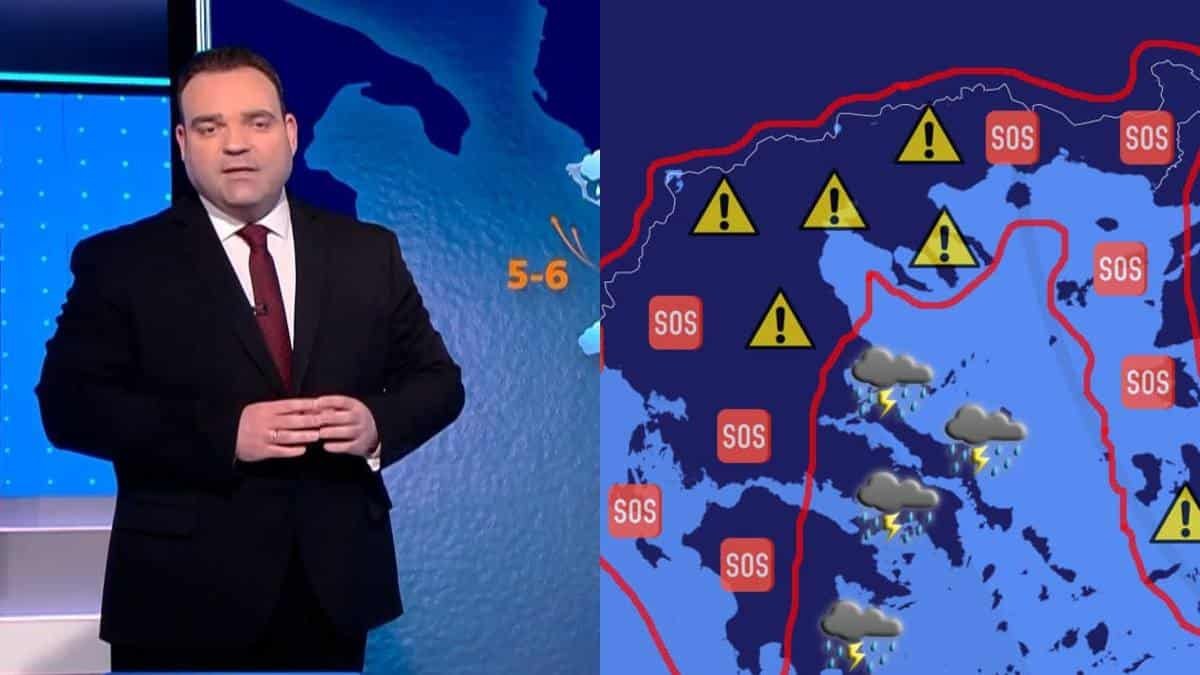«Ανοίγει τους ουρανούς» ο Κλέαρχος Μαρουσάκης: «Καταφθάνει η κακοκαιρία τύπου “Π” – Οι περιοχές στο κόκκινο…»