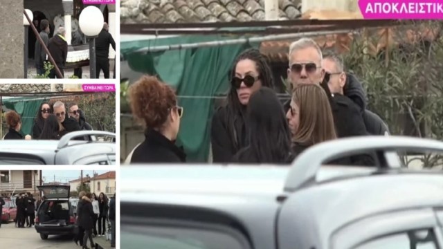 Κηδεία Νίκου Ρόκκου: Καταρρακωμένοι Στέλιος και Λελέ Γκόφα στο τελευταίο “αντίο”! Τα δάκρυα στα μάτια την ώρα που μεταφερόταν το φέρετρο – Τα πρώτα πλάνα από την εκκλησία (Video)