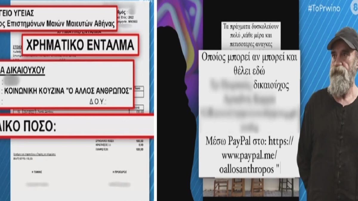 «Ο Άλλος Άνθρωπος» – Κωνσταντίνος Πολυχρονόπουλος: Η “εμπλοκή” γνωστής influencer και ο νέος λογαριασμός – Το Υπ. Υγείας είχε δώσει 100.000 ευρώ στην ΜΚΟ χωρίς ύπαρξη ΑΦΜ! (Video)