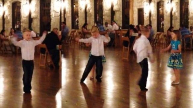 «Ασήκωτο» ζεϊμπέκικο 6χρονου σε γάμο έκλεψε την παράσταση από γαμπρό και νύφη (video)