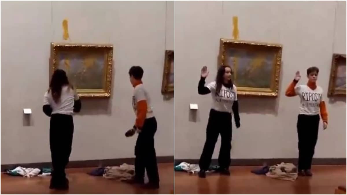 Ακτιβίστριες βανδάλισαν τη Μόνα Λίζα και πέταξαν σούπα στην «Άνοιξη» του Μανέ επειδή «οι μελλοντικοί καλλιτέχνες δε θα έχουν τίποτα να ζωγραφίσουν σε έναν κατεστραμένο πλανήτη»